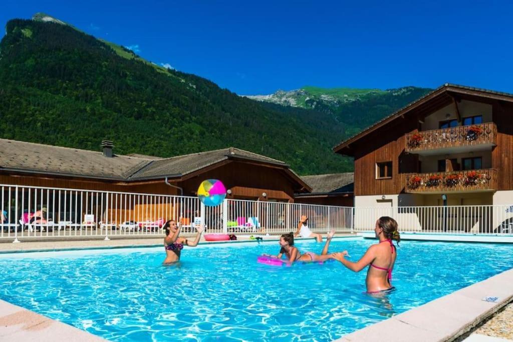 Appartement Rez-De-Chaussee, Cosy T3 4 A 6 Pers Avec Piscines Interieure & Exterieure A Samoens En Haute-Savoie Dış mekan fotoğraf